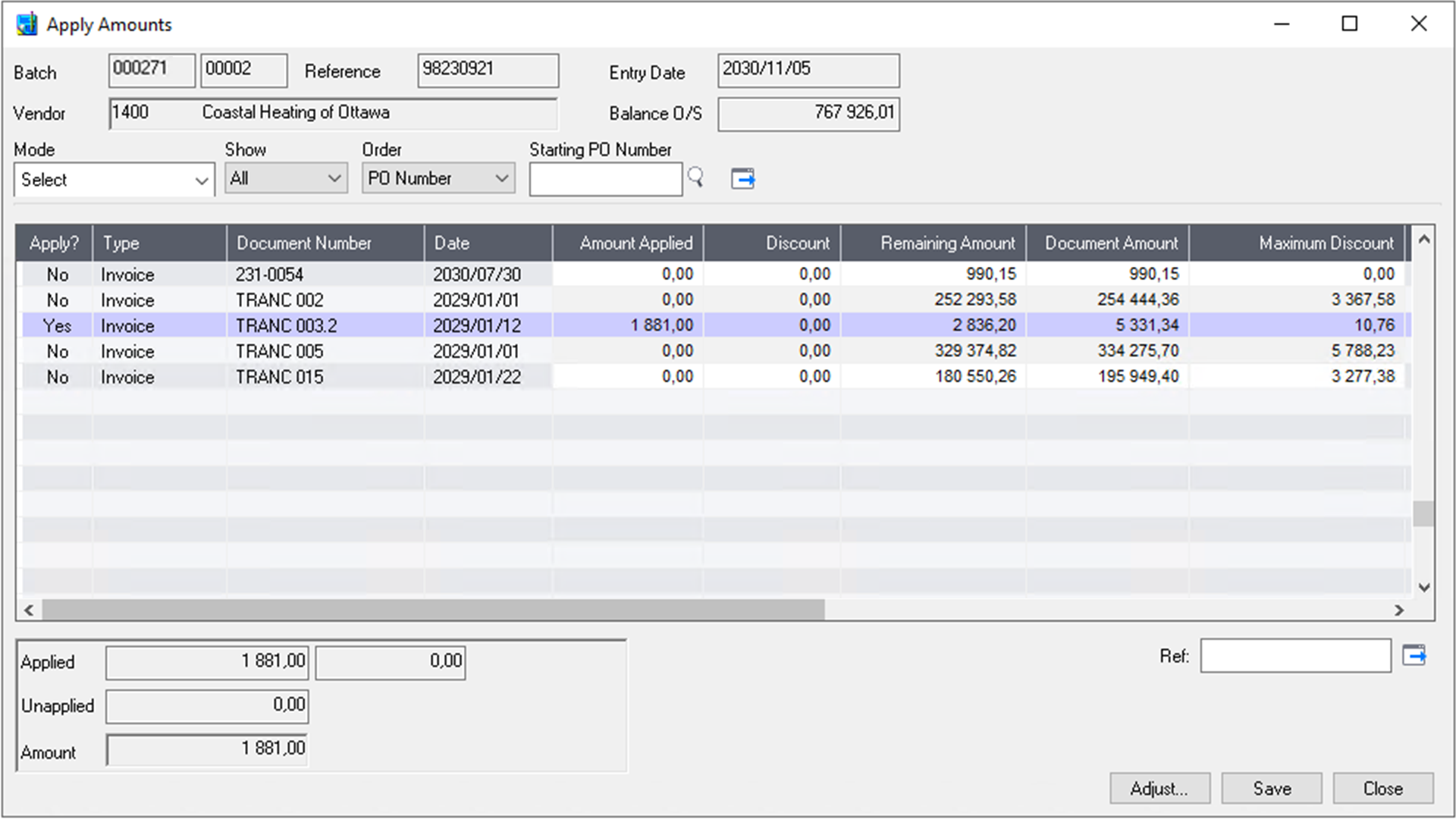 Allocate Payments and Receipts