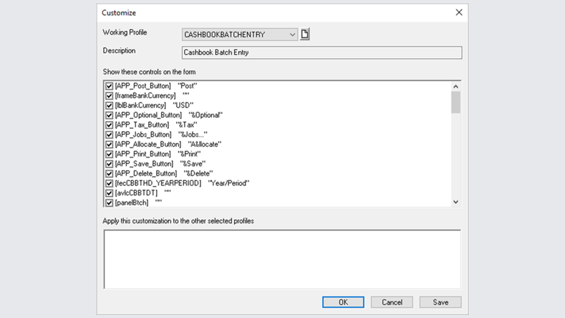 Customize Forms