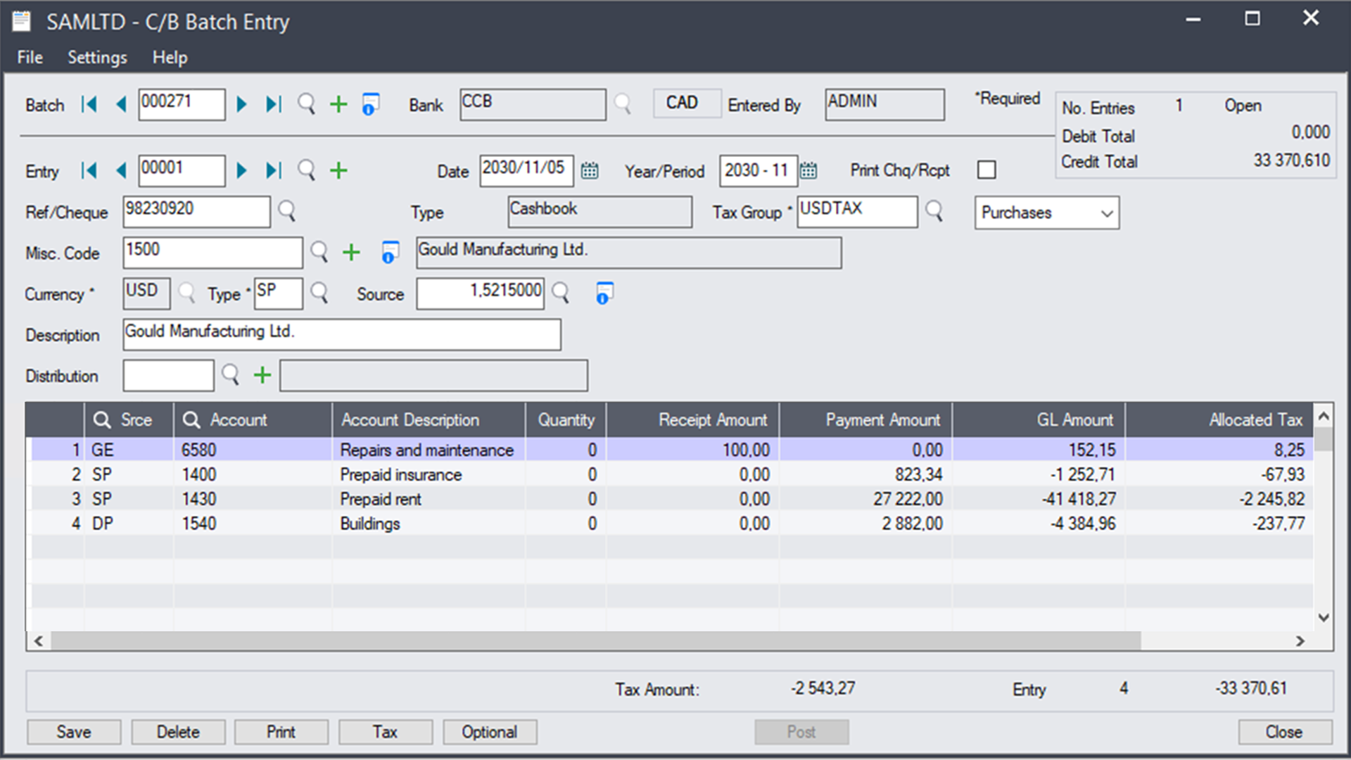 One Central Point for Cash Processing